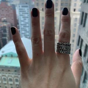 AUTHENTIC - 3 Pandora rings excellent condition